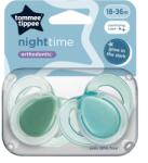 Tommee Tippee Suzete ortodontice Night Time, 18-36 luni, 2 bucati, Verde, Tommee Tippee