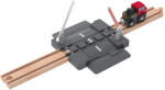 PlayTive 460720 / 485039 mechanikus sorompó, 5 részes vasúti átjáró vonattal, fa vonat szettekhez (PlayTive_460733_sorompo)