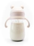 Kidnort Cană Kidnort cu pai Bringebaer 300ml bej (KNA00009)