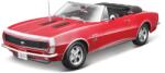 Maisto 1967 Chevrolet Camaro SS 396 Convertible, roșu, 1: 18 (101231684R)