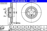 ATE Disc frana ATE 24.0130-0236.1