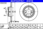 ATE Disc frana ATE 24.0114-0116.1