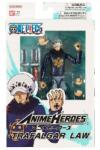 BANDAI Anime Heroes: One Piece - Trafalgar Law Action Figure (6, 5") (36937) Figurina