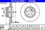 ATE Disc frana ATE 24.0124-0248.1