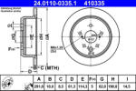 ATE Disc frana ATE 24.0110-0335.1