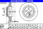 ATE Disc frana ATE 24.0126-0149.1