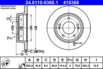 ATE Disc frana ATE 24.0110-0368.1