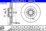 ATE Disc frana ATE 24.0330-0115.1