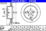 ATE Disc frana ATE 24.0118-0160.1