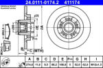ATE Disc frana ATE 24.0111-0174.2