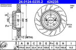 ATE Disc frana ATE 24.0124-0235.2