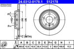 ATE Disc frana ATE 24.0312-0178.1