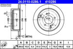 ATE Disc frana ATE 24.0110-0286.1