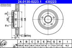 ATE Disc frana ATE 24.0130-0223.1