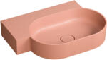 Omnires Ovo M+ mosdótál 64x44 cm sarok klasszikus-mosdótálak rózsaszín OVO645UWLCO (OVO645UWLCO)