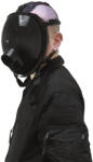 GasMaster Black MSX Smoke Full Visor Gas Mask
