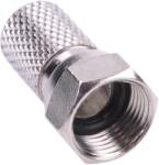 Cabletech F csatlakozó 8, 2mm + gumiszalag (WTY0503-1)