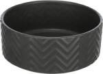TRIXIE kerámia tál, 0, 9 l/o 16 cm, fekete