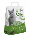 Mpets Asternut igienic din soia pentru litiera pisici, SOYA Organic, M-PETS, 100% biodegradabil, ceai verde, 10 L