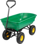 Strend Pro Garden Négykerekű kocsi, Strend Pro Garden Greenlawn Transporter, 75 l, felfújható kerekek 10 × 3, 50 - 4, műanyag test, fém váz, 250 kg teherbírás (TC2170699)