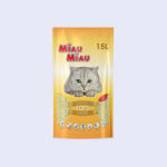 Miau Miau Asternut Natural Din Tofu Pentru Pisici Miau Miau Vanilie, 15 L