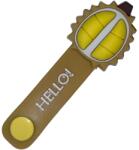  Univerzális Durián figurás kábelrendező, barna szilikon, patentos