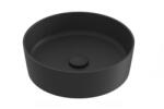 RAVAK Uni Slim piltra ültethető kerámia mosdó 40 cm, matt fekte (RAV-XJX0D140001)