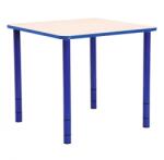 Moje Bambino Masa gradinita - Bambino - Patrata - Cant colorat - Inaltime reglabila - Marimea 0-3 - Albastru (MO092367)