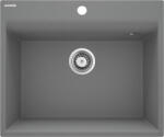 Deante Corio Gránit mosogató 60x50 cm nyitott csaplyukkal, szürke metál ZRC_S10A (ZRC_S10A)
