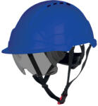  Phoenix Wind Kék Abs Ipari Védősisak, Szellőző, Sötét Szeműv (6pws200nsi)