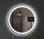 Zegor Edge 60 kerek tükör 3 színű led világítással és páramentesítő funkcióval 60x60 cm (11-YX-2KB-NS-3S-60x60)