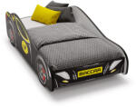  Pat auto pentru copii Batcar black 160x80