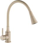 Laveo BSK_462D - LAVEO SELVA zuhanyváltós rugalmas tömlős bézs csaptelep (BSK_462D)