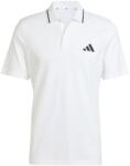 adidas Мъжка блуза с яка Adidas Essentials Mens Cotton 3-Stripes Polo Shirt - White/Black