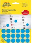 AVERY 3375 18mm 1056db-os kék jelölőpont (3375) - procompkft