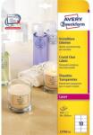 AVERY L7783-25 96x50, 8mm 250db-os poliészter víztiszta etikett (L7783-25) - procompkft