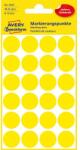 AVERY 3007 18mm 96db-os sárga jelölőpont (3007) - procompkft