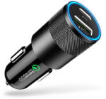 Autolife Szivargyújtó telefontölő USB 3.1A + Type-C (15W), 12-24V, Autolife 13993