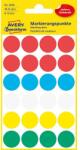 AVERY 3089 18mm öntapadó vegyes színű jelölőpont (3089) - procompkft