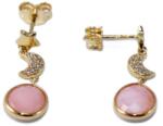 Ékszershop Rózsakvarc arany fülbevaló (1329826)