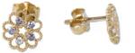 Ékszershop Köves virág arany fülbevaló (1332408)