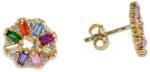 Ékszershop Színes köves arany fülbevaló (1325535)