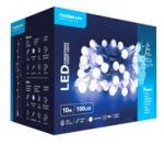Modee LED karácsonyi füzér 100LED/10m műanyag tápegység-dugóval 8mód kültéri 10db/m AC IP44 Berry Modee - ML-C2010 (ML-C2010)