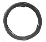 HD Valódi bőr kormányvédő sport KV-5057A - Black Silver (KV-5057S) - akcio-shop