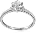 Heratis Forever Gyűrű fehér topázzal és gyémántokkal a Lilly kollekcióból 0.010 ct IZBR749AB
