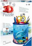 Ravensburger Puzzle 3D Delfin Suport Pixuri, 54 Piese (RVS3D11176) - ejuniorul