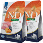 N&D N&D Dog Grain Free Pumpkin Bárány és Áfonya Adult Medium/Maxi 2x2, 5kg