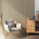 Wohnen Akusztikus fali panel 16db 120x60 cm világos tölgyfa hatású lamellás falburkolat dekorpanel - hazravalo - 199 400 Ft