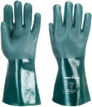 Portwest duplán mártott PVC védőkesztyű 35cm - Zöld - 2XL (A835GNRXXL)
