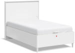 Cilek Pat cu lada de depozitare pentru copii 120x200 cm , Design modern, port USB, colectia Varia White (20.94.1706.00)